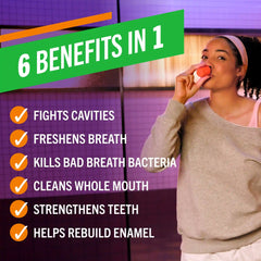TheraBreath Complete Mouthwash, 6-in-1 Benefits, Alcohol-Free, Revitalizing Mint