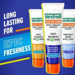 TheraBreath Healthy Gums Toothpaste, Helps Fight Gingivitis, Clean Mint